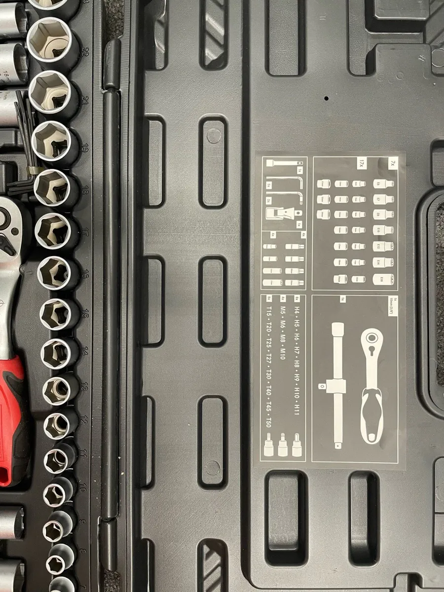 Parkside Socket Set & hard case - Image 3
