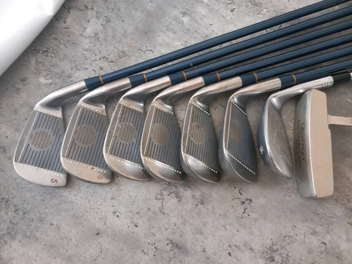 Golf irons and putter.  Left handed clubs - Image 3
