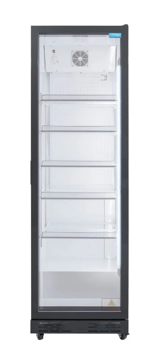 Fridge - Single Glass Door Upright - 360Ltrs New - Image 1