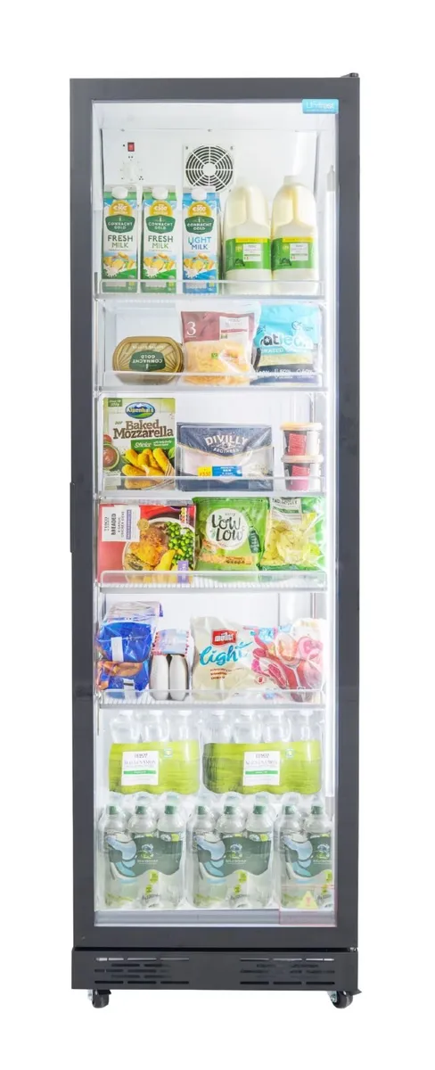Fridge - Single Glass Door Upright - 360Ltrs New - Image 3