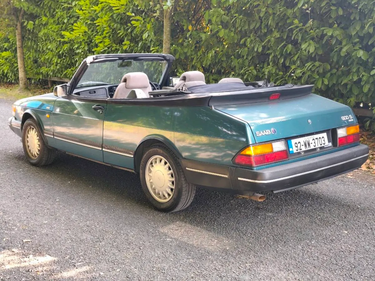 Japanese Import Auto 92 Saab 900S 16V Convertible - Image 3