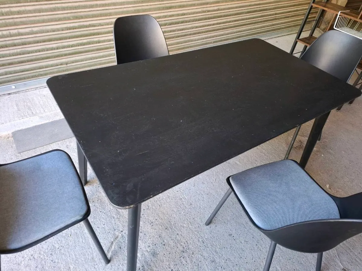 IKEA Dining Table & 4 Chairs (DELIVERY) - Image 2