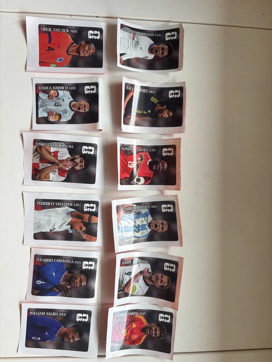 12/12 Coca Cola World Cup stickers - Image 1