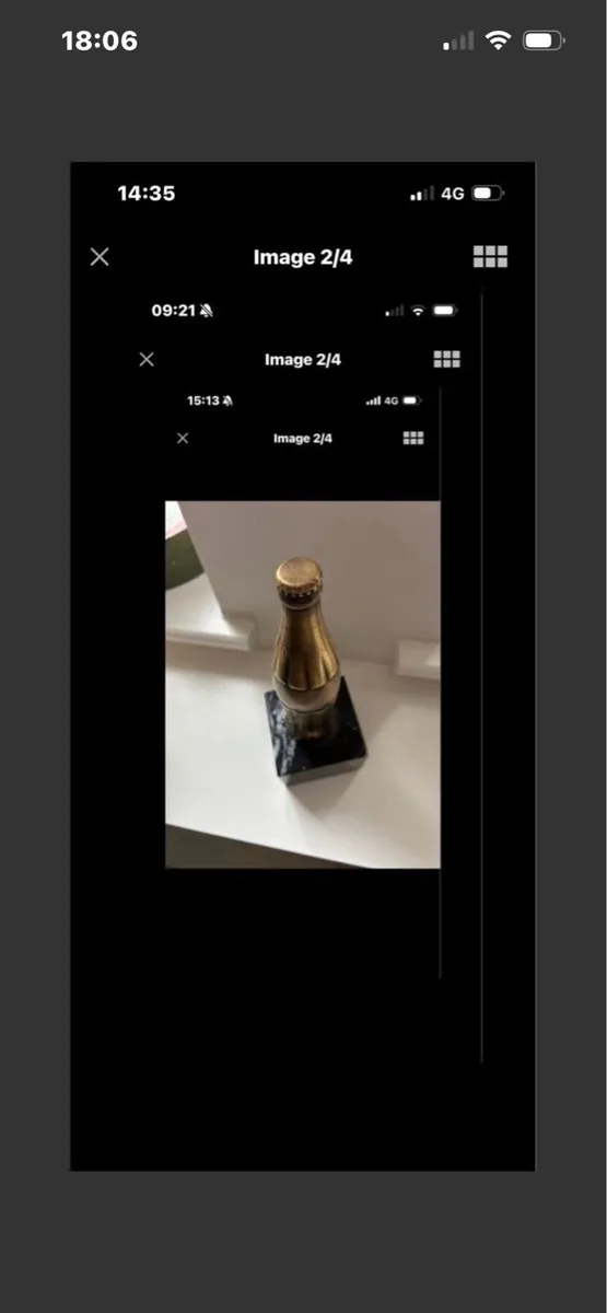 Rare Coca Cola Brass Bottle - Image 3