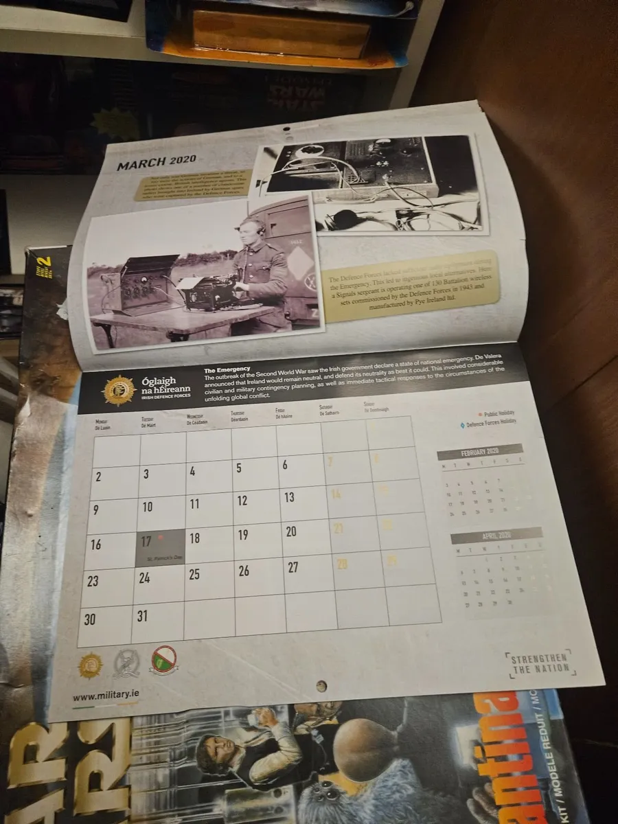Irish Defence Forces Calendar Tge Emergency - Image 4