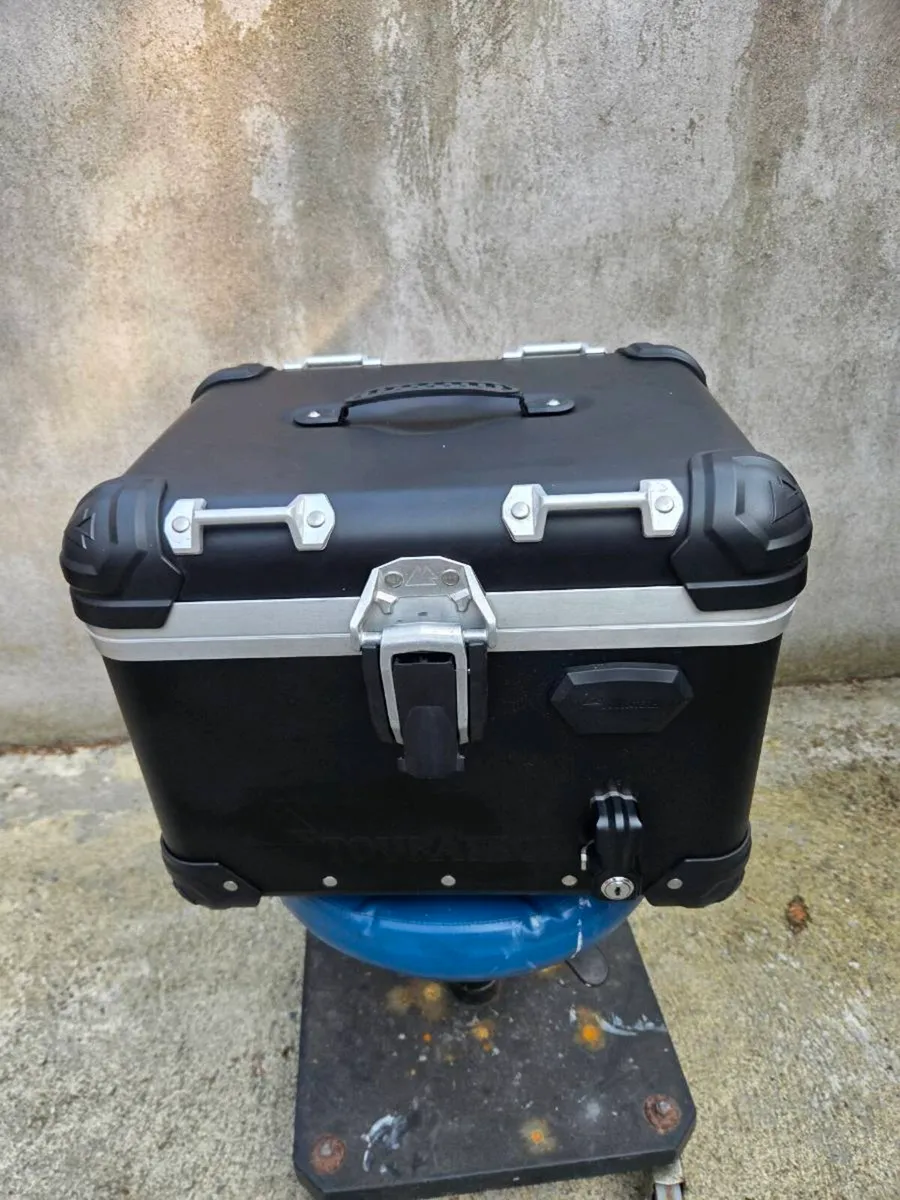 Bmw 1300gs engine bars and touratech top box - Image 1