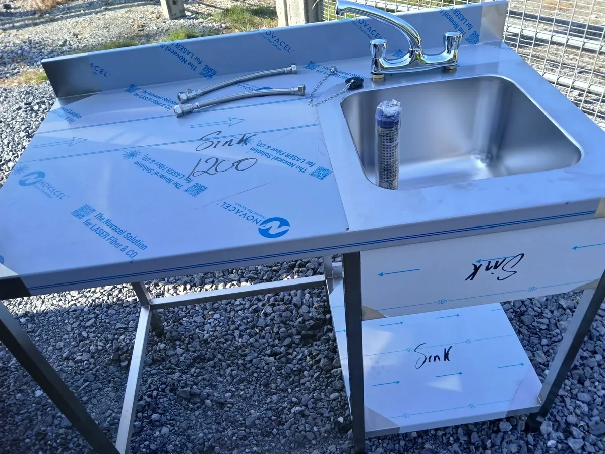 Staneless steel cabbinet sink unit  new  delivered - Image 2