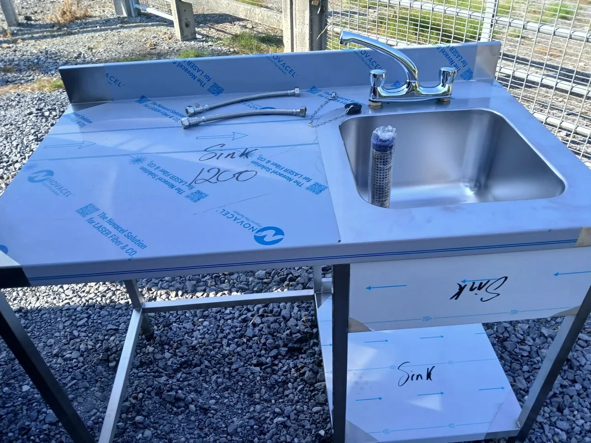 Staneless steel cabbinet sink unit  new  delivered - Image 3