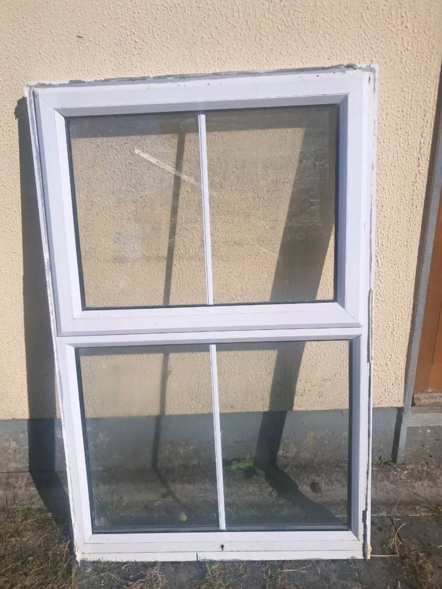 Pvc window 32 inch wide X 52.5 deep