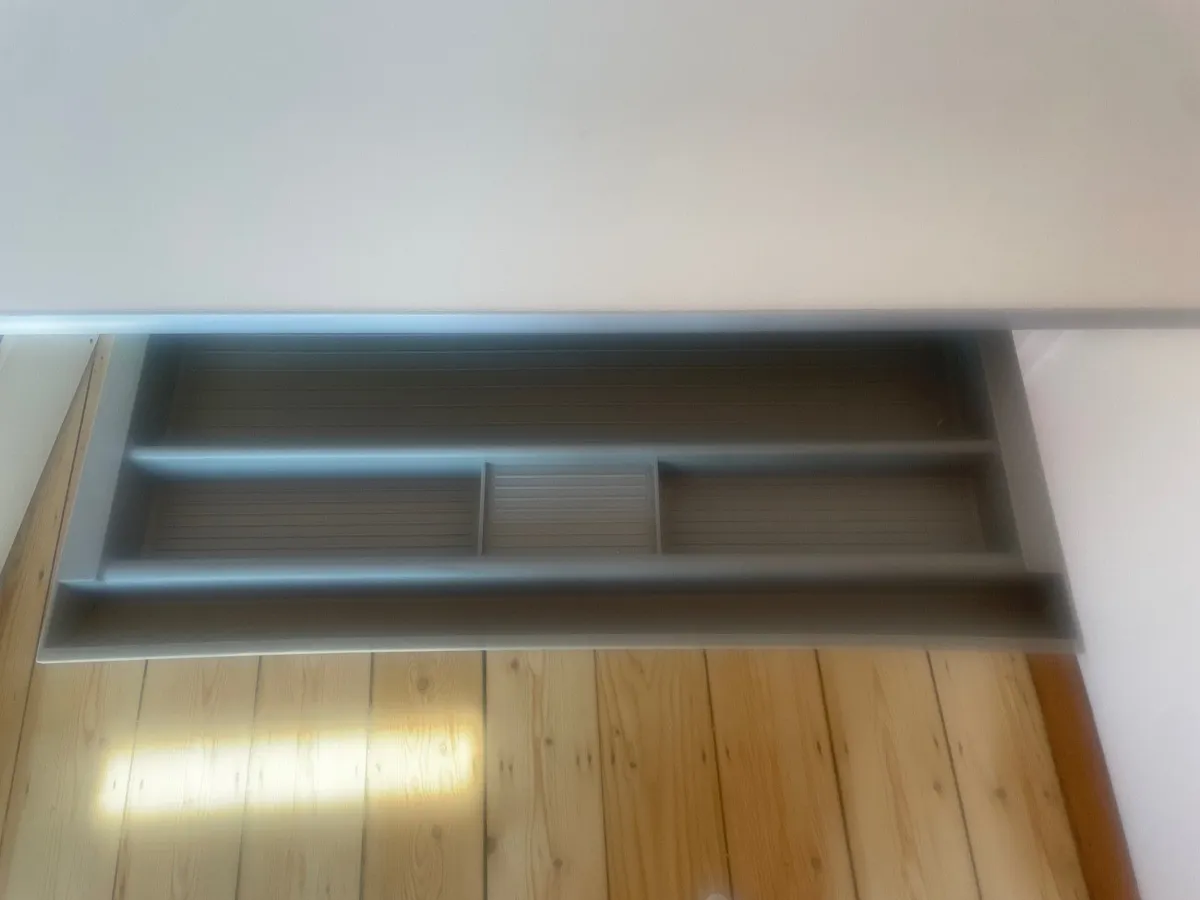 Adjustable height desk with drawer - Image 2