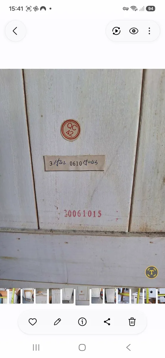 Solid Wooden Wardrobe with Drawer (DELIVERY) - Image 4