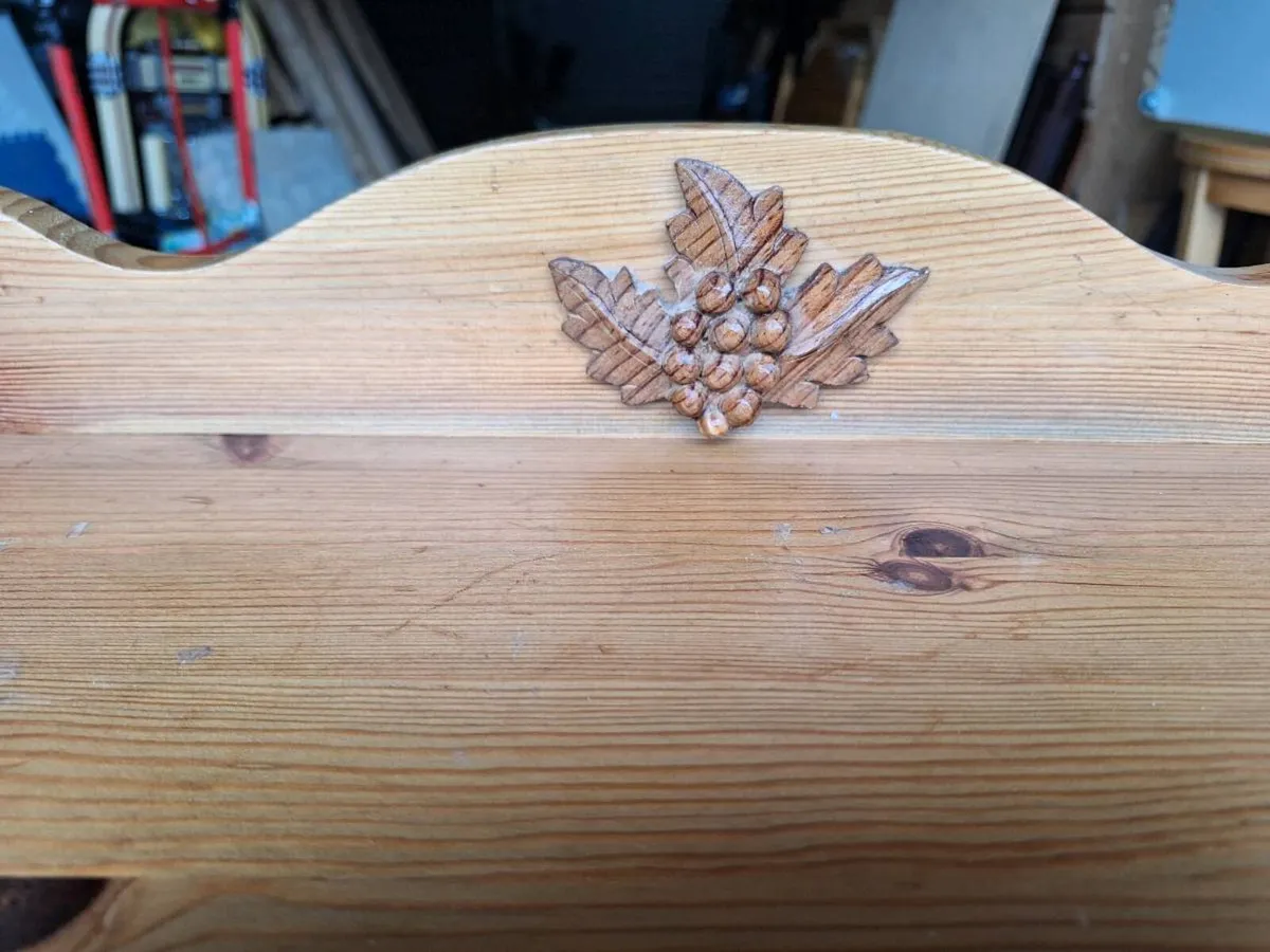 Old solid pine chest of drawers (DELIVERY) - Image 2