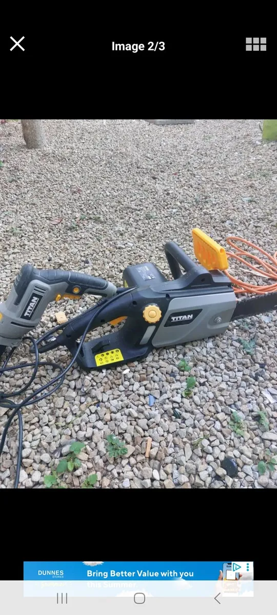 Electric chansew and Drill. - Image 1