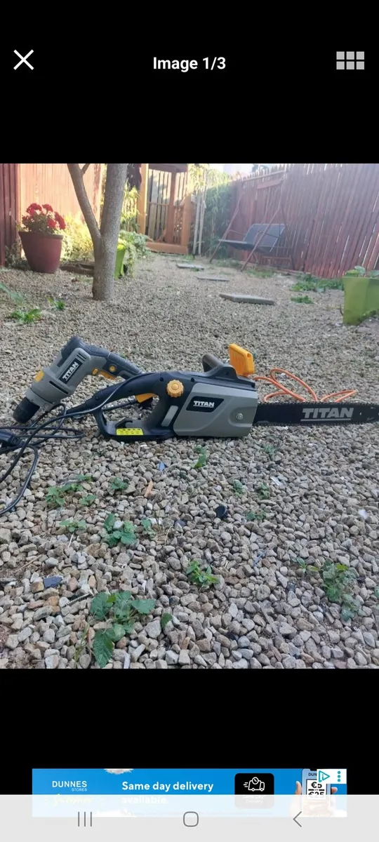 Electric chansew and Drill. - Image 2