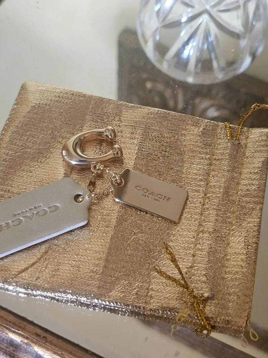 Coach Triple Charm Bag Charm / BRAND NEW - Image 1