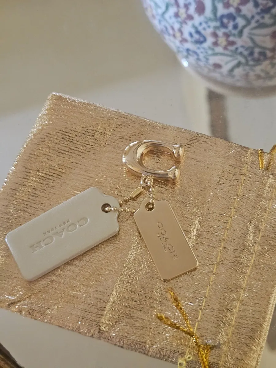 Coach Triple Charm Bag Charm / BRAND NEW - Image 2