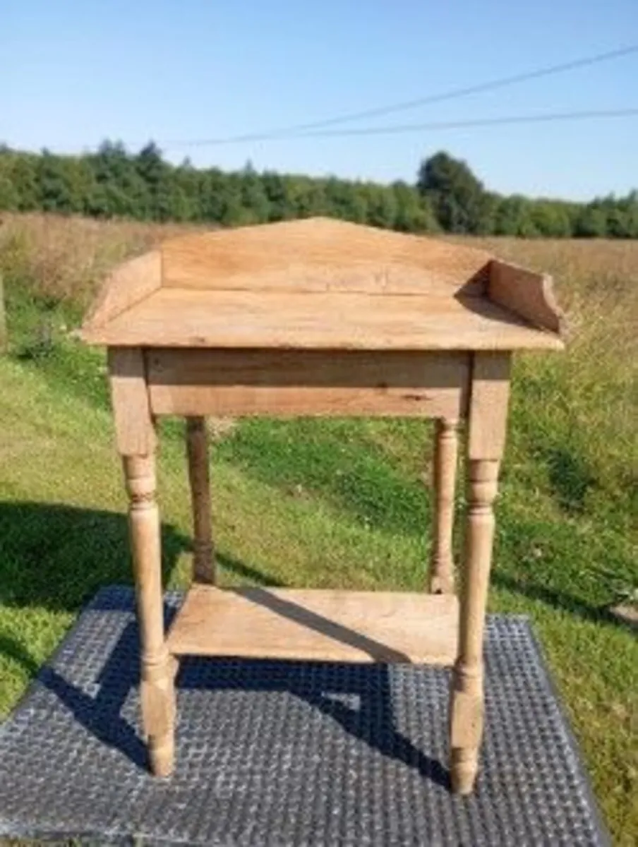 Antique Pine Wash Stand — Victorian/Edwardian - Image 1