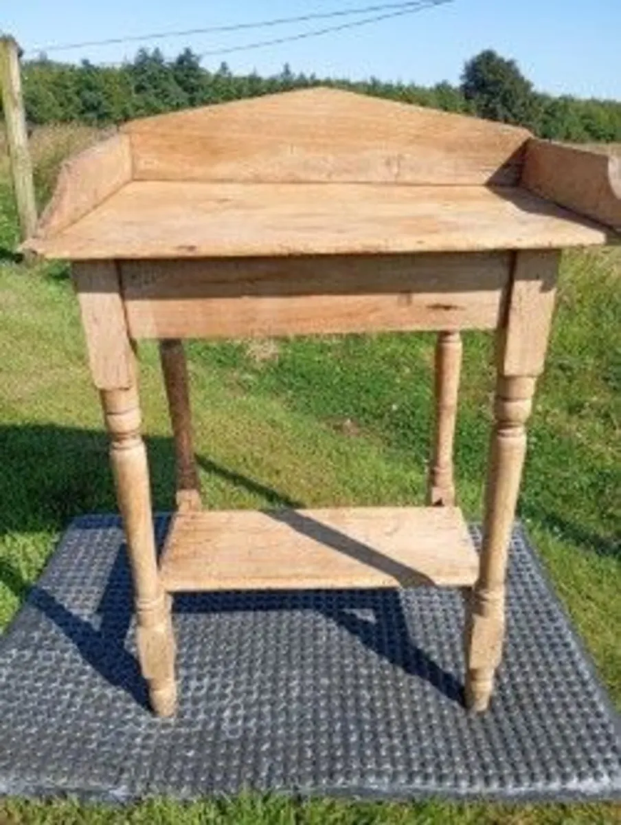 Antique Pine Wash Stand — Victorian/Edwardian - Image 2