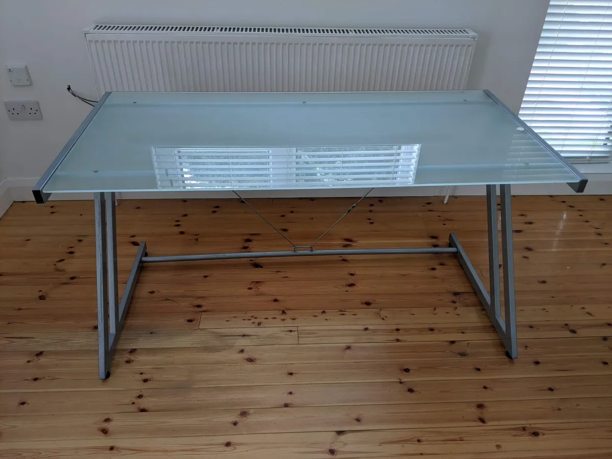 Glass Office Desk - Image 4