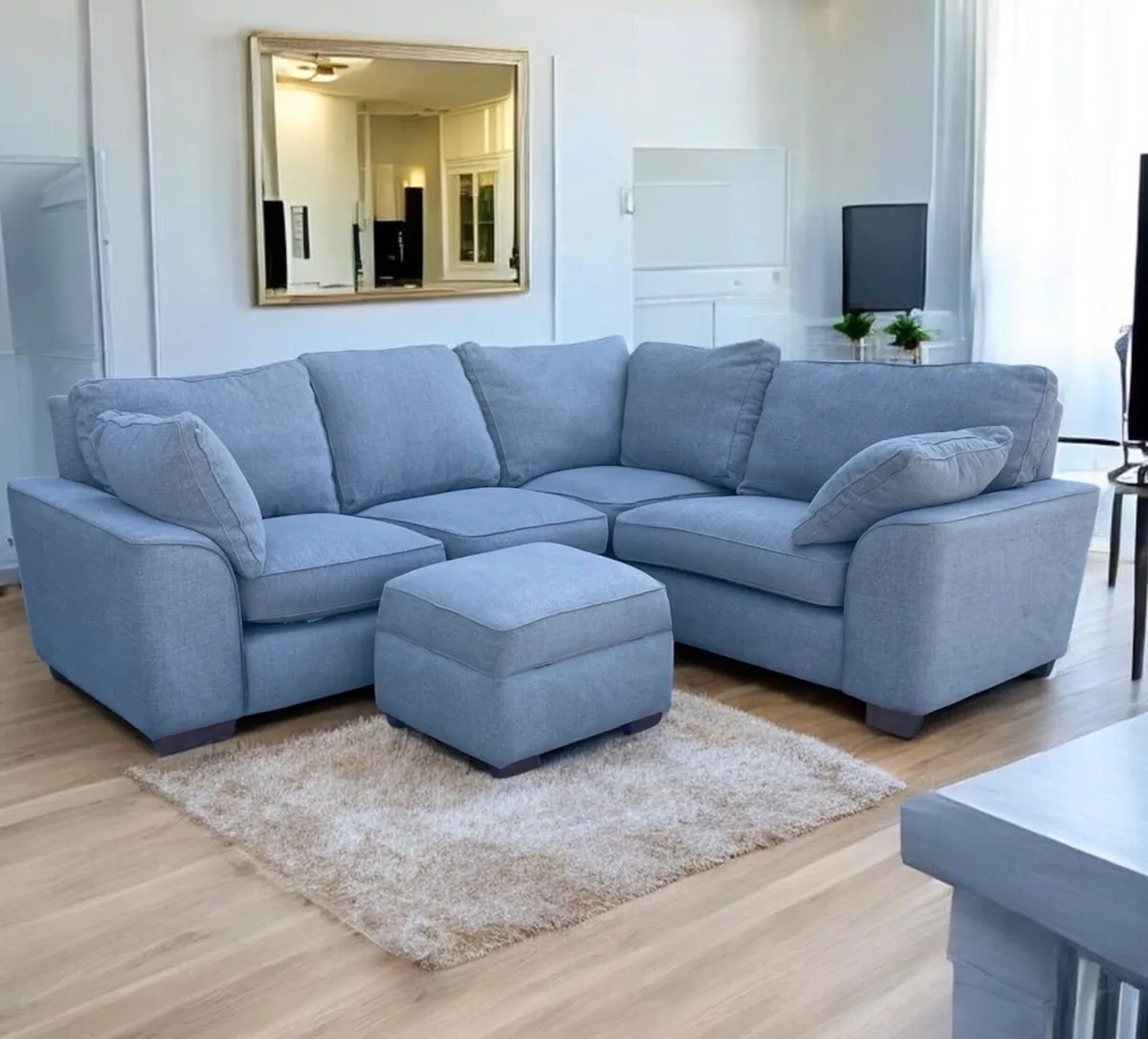 Ashwood Grey corner sofa /couch - Image 1