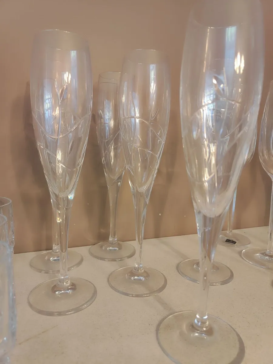4 john Rocha waterford crystal glasses - Image 2