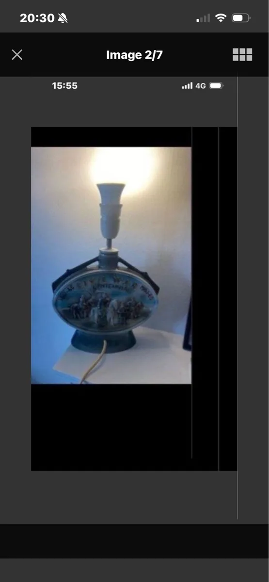 Vintage US Civil War Commemorative Decanter - Image 1