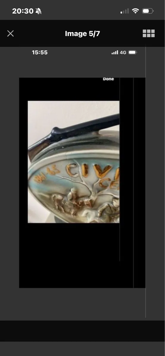 Vintage US Civil War Commemorative Decanter - Image 4