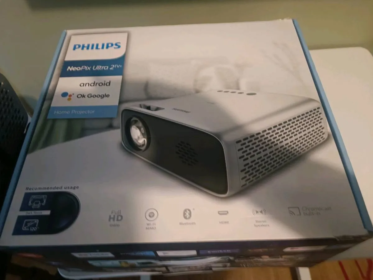 philips neopix ultra 2tv+ home projector and stand - Image 4