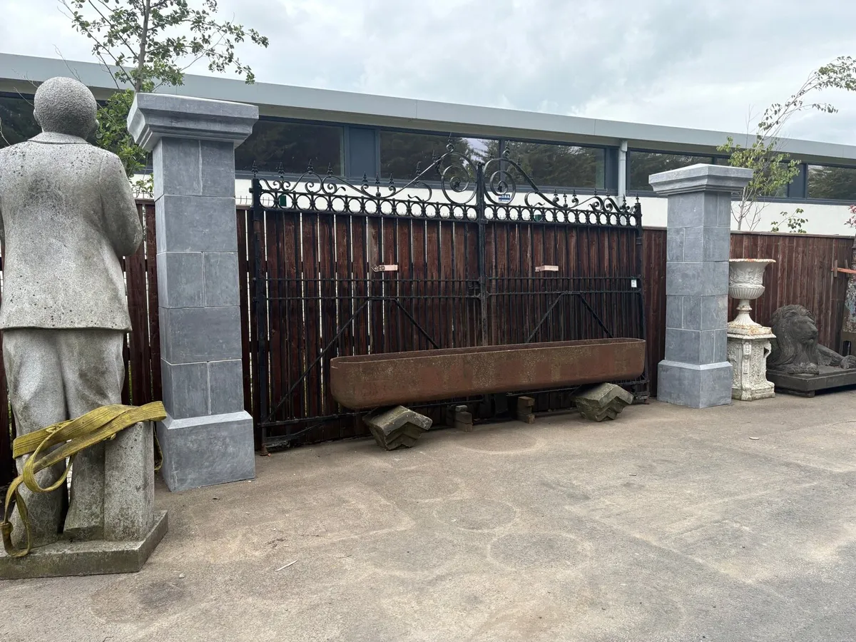 14 ft Ornate Iron gates - Image 1