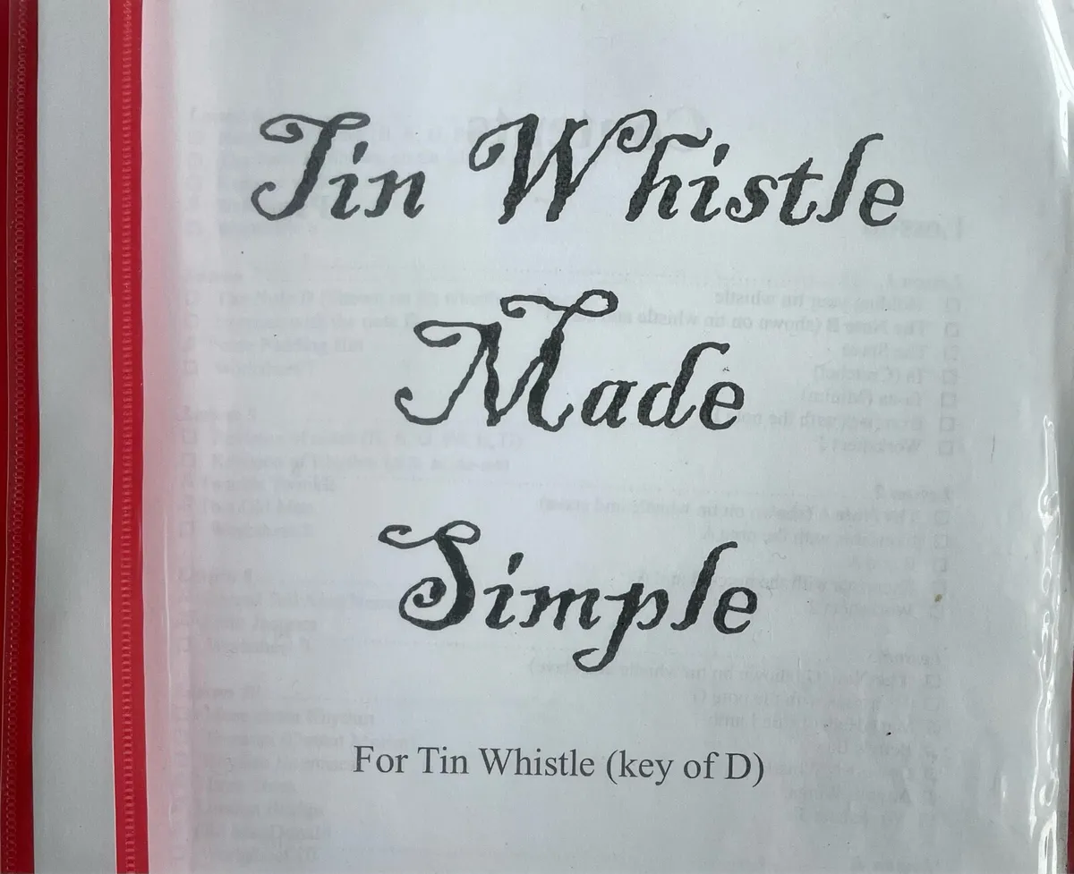 Self Teach Tin Whistle Pack - Image 1