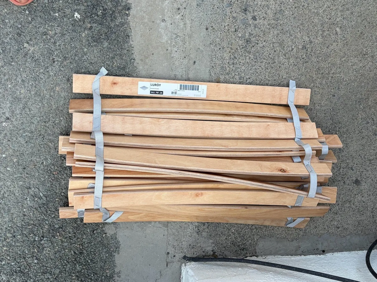 ikea double bed slats x2 for €10 - Image 1