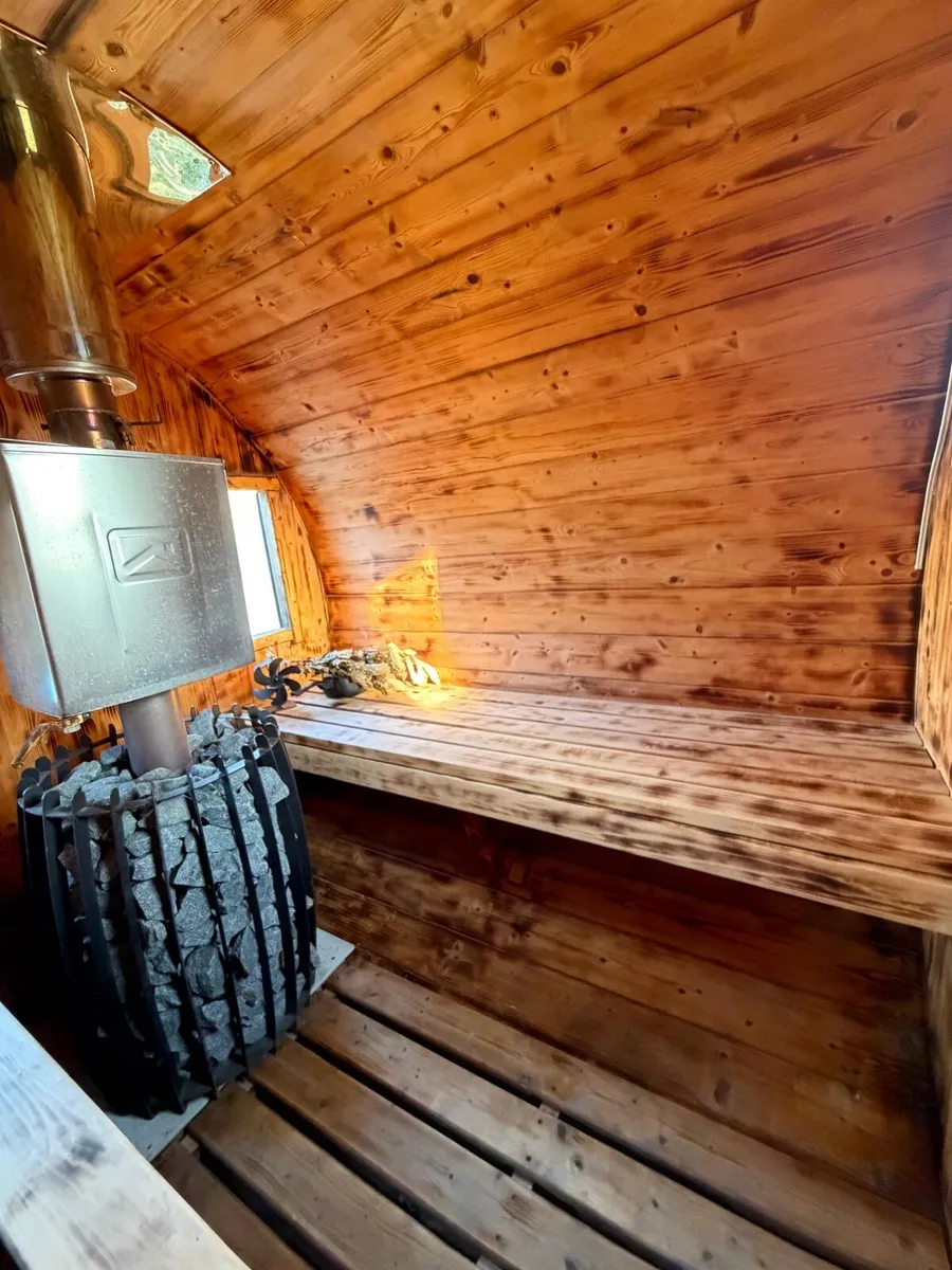 Premium mobile Barrel Sauna on trailer - Image 3