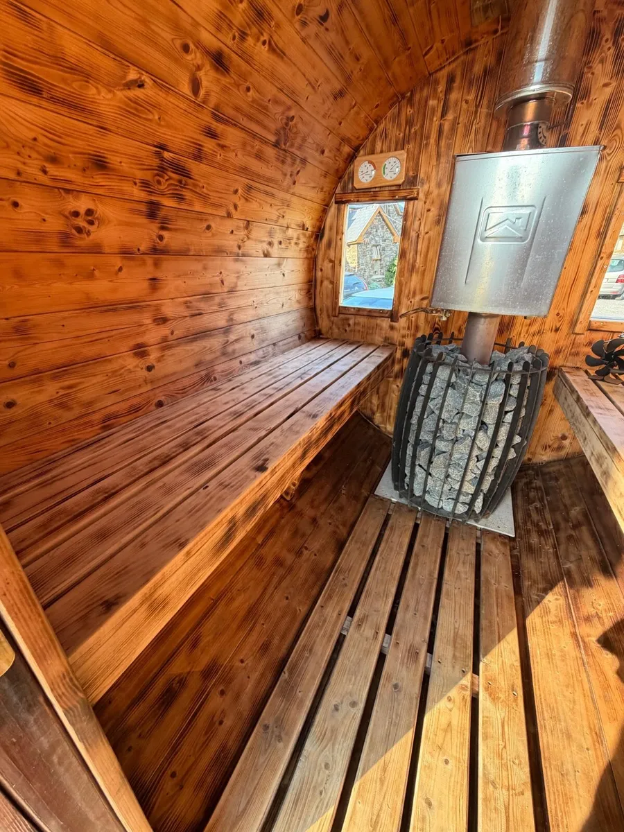Premium mobile Barrel Sauna on trailer - Image 4