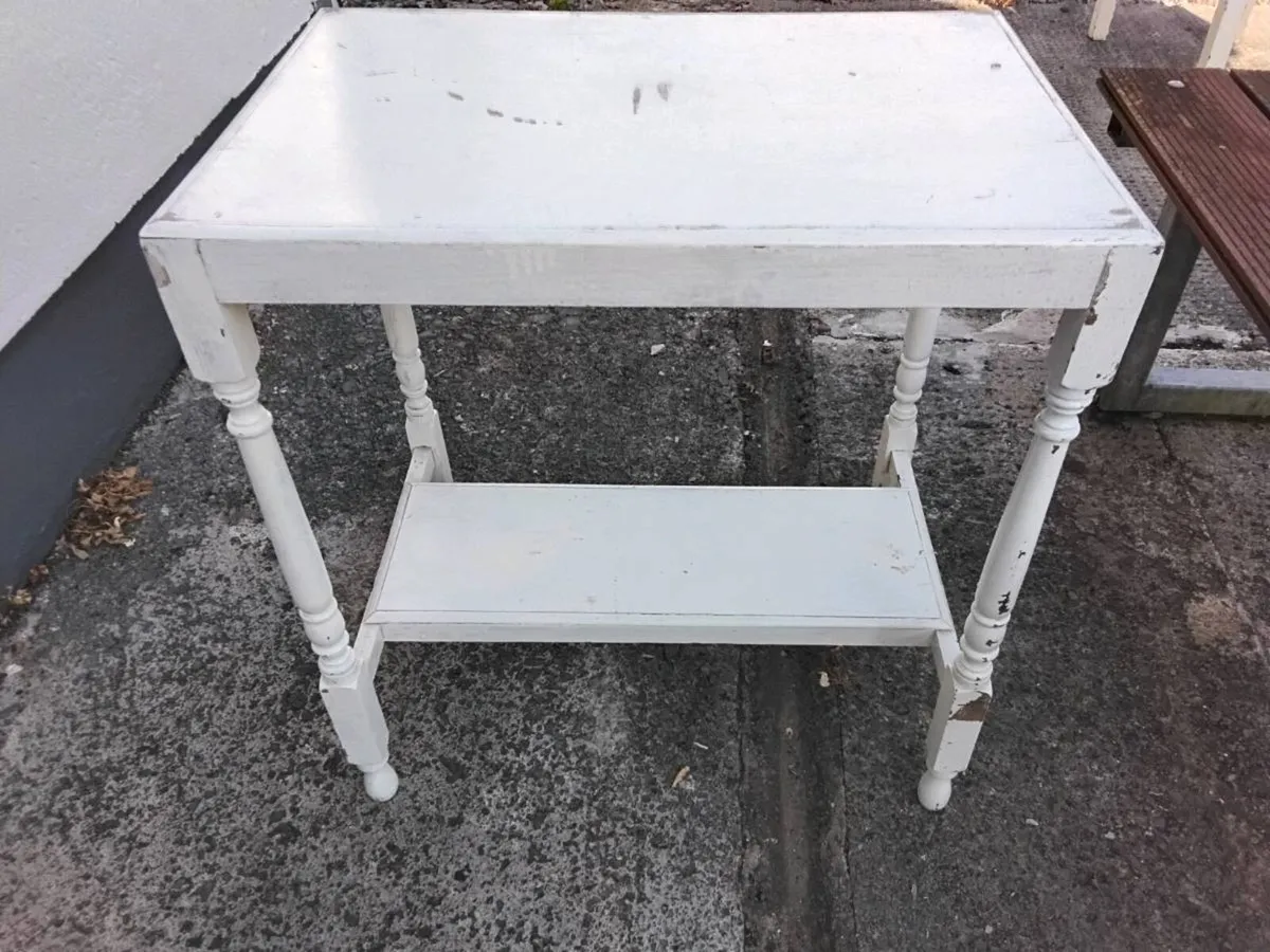 Antique Table & Coffee Table - Image 3