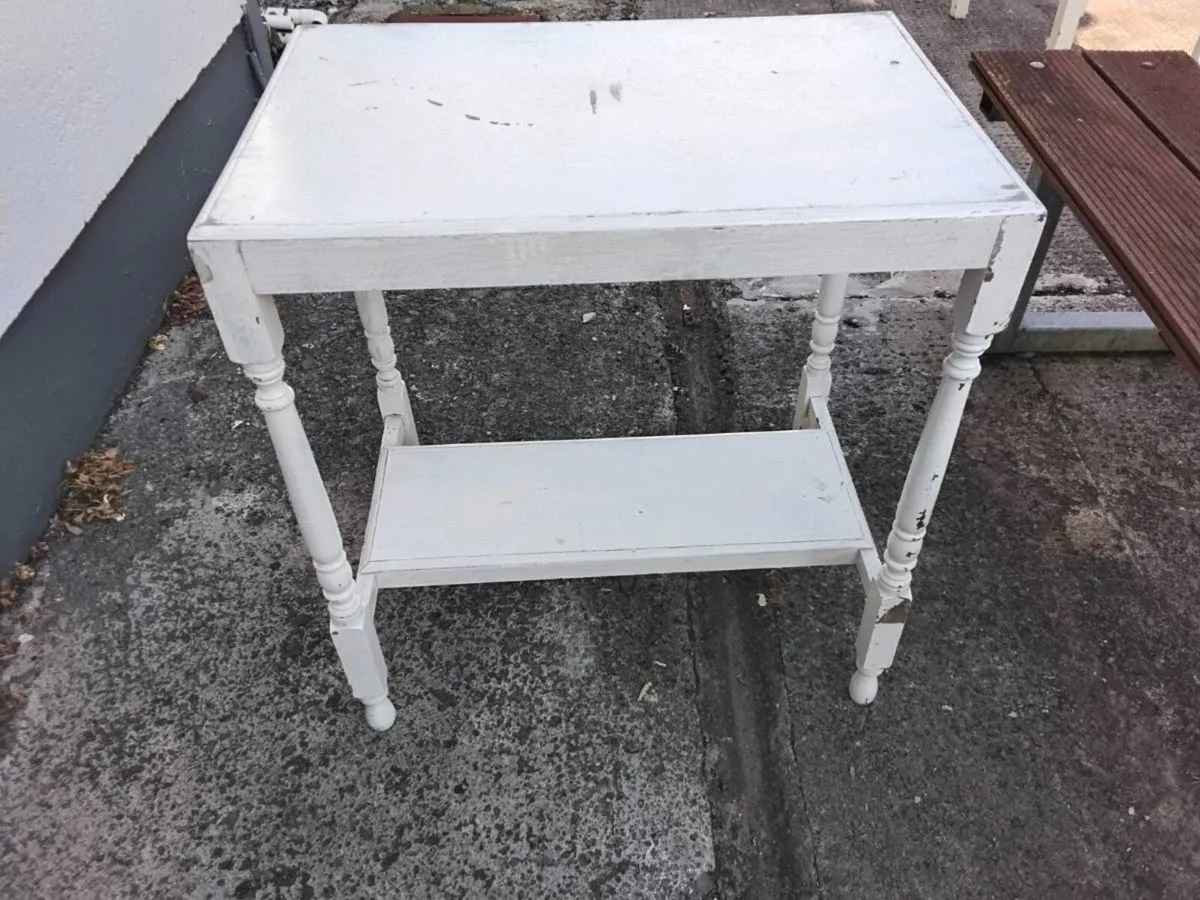 Antique Table & Coffee Table - Image 2
