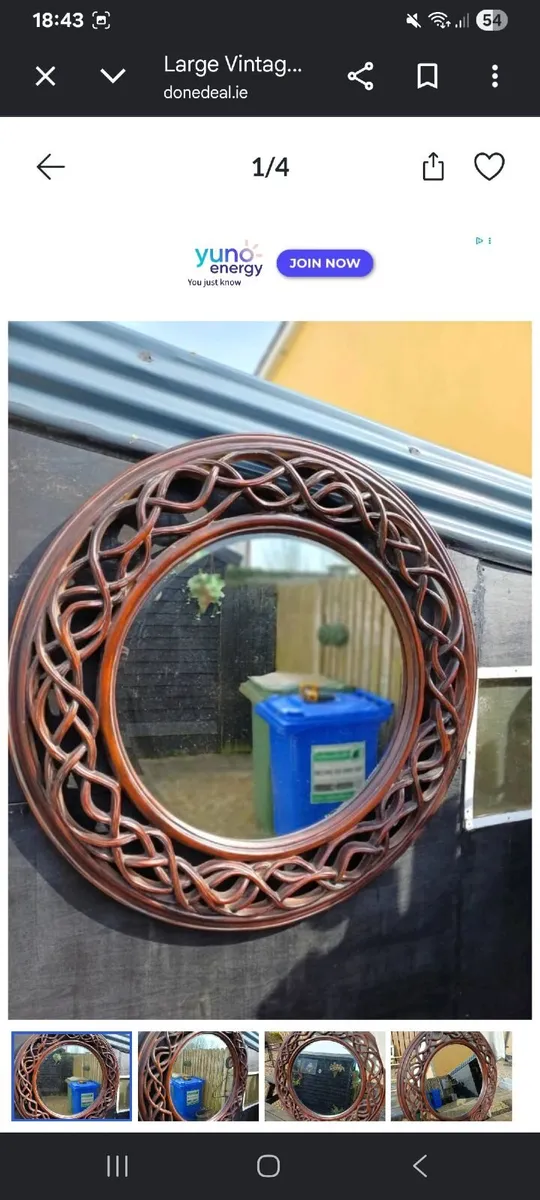 Large Round mirror - Image 1