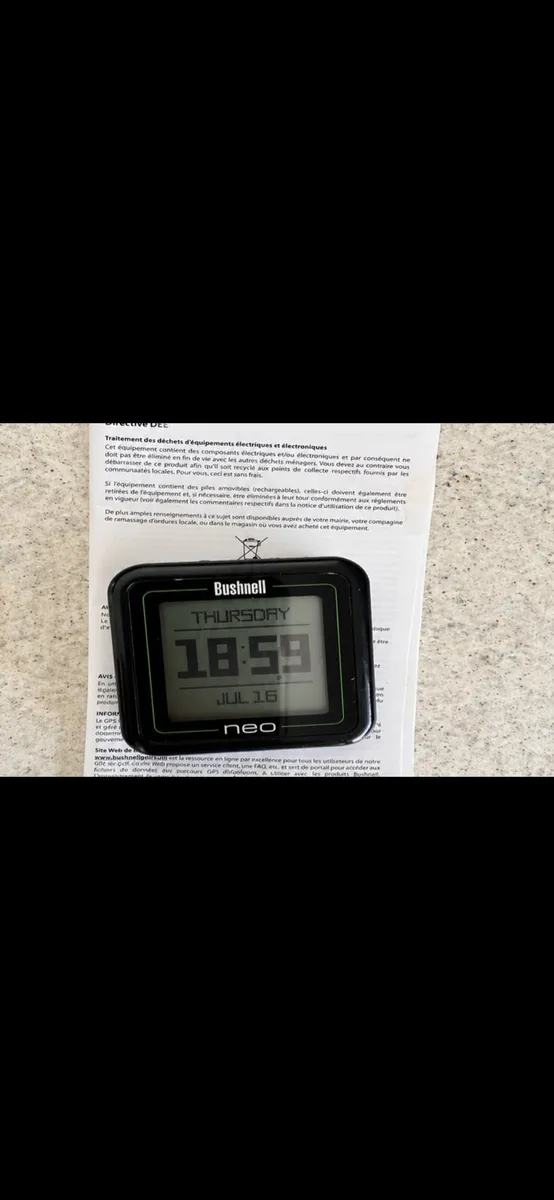 Bushnell Neo Ghost Golf GPS - Image 1