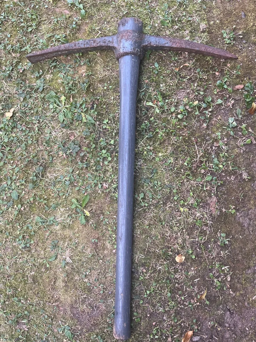 a vintage or antique pickaxe - Image 2