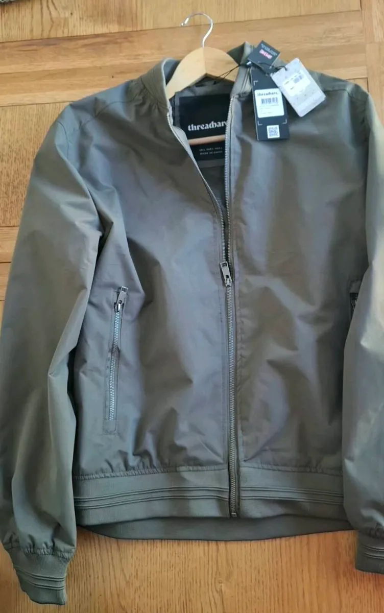2 Threadbare Bomber Jackets ( 1 Navy & 1 Khaki) - Image 2