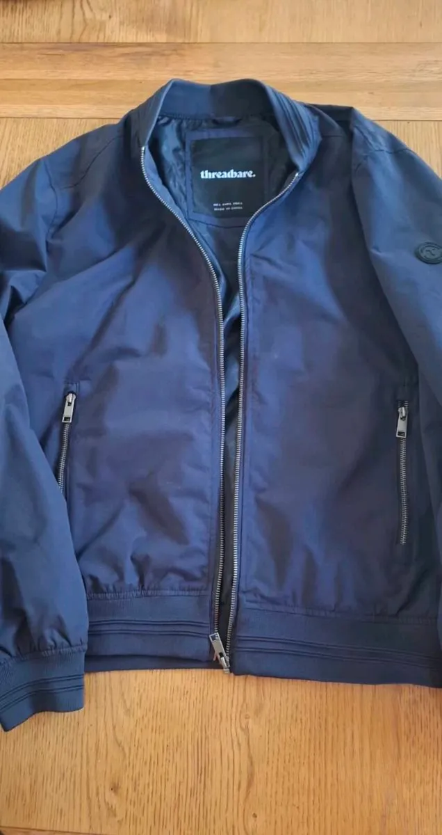 2 Threadbare Bomber Jackets ( 1 Navy & 1 Khaki) - Image 3