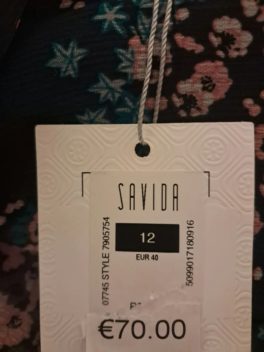 Beautiful Savida print chiffon dress BNWT - Image 1