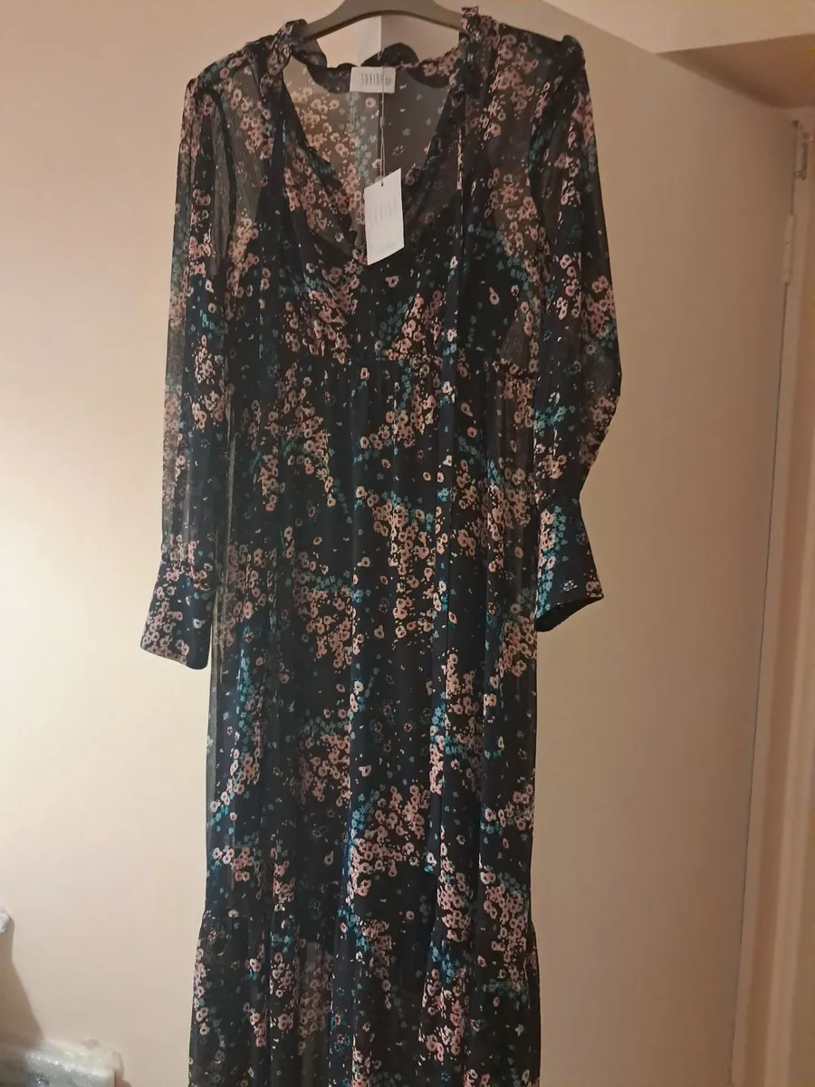 Beautiful Savida print chiffon dress BNWT - Image 3
