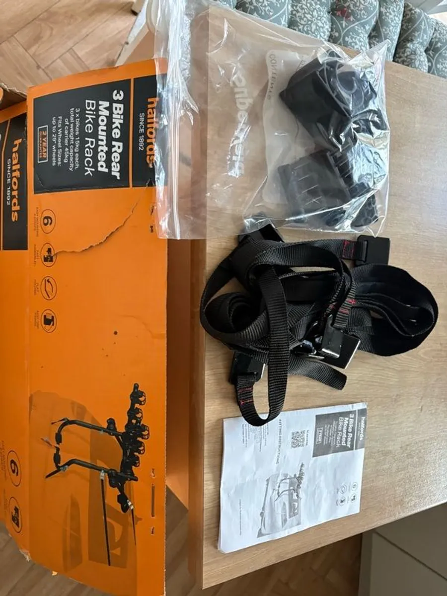 halfords 3 bike rack - Image 2