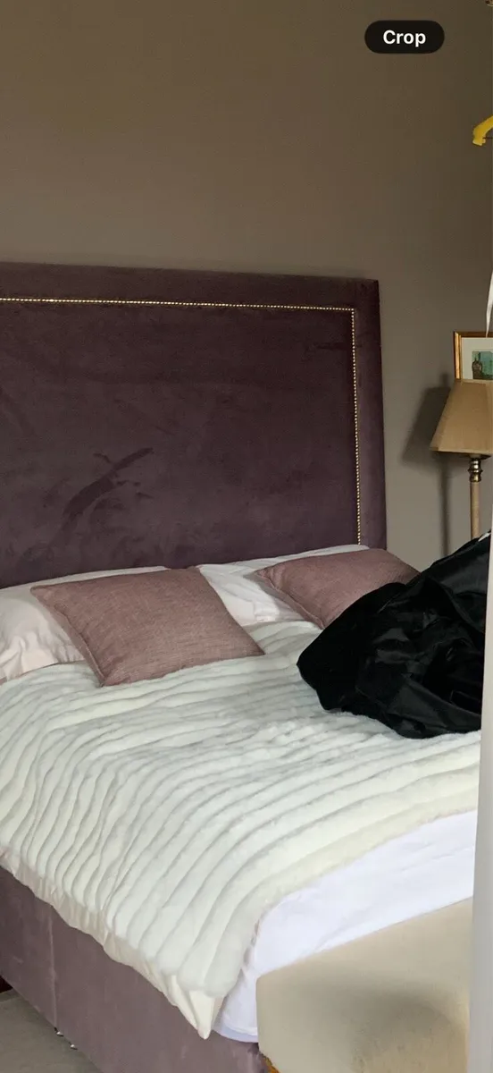 King Size Headboard and Divan Base - Image 3