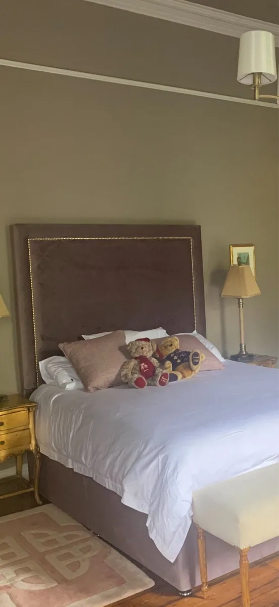 King Size Headboard and Divan Base - Image 1