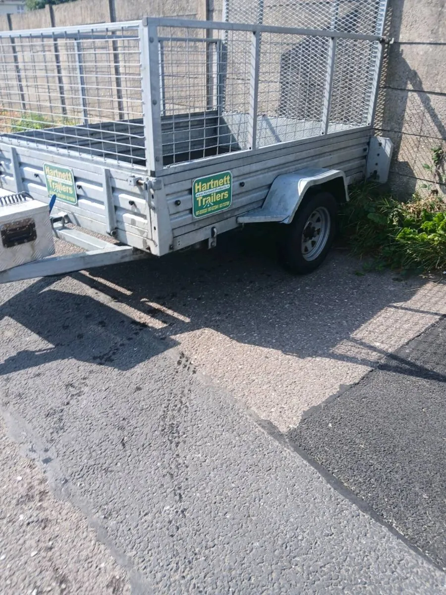 7ft by 5ft galvanized trailer - Image 1