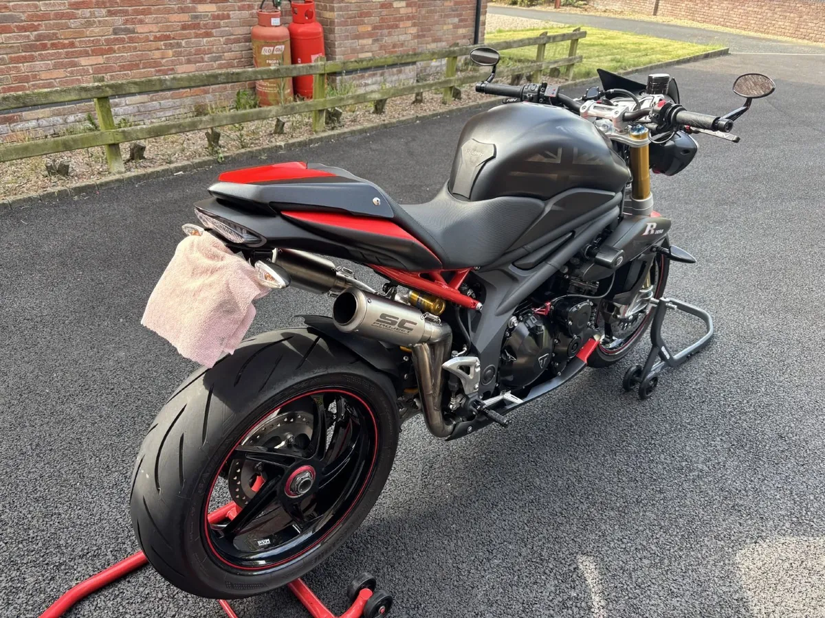 2013 Triumph Speed Triple 1050 R Dark (10 of 30) - Image 3