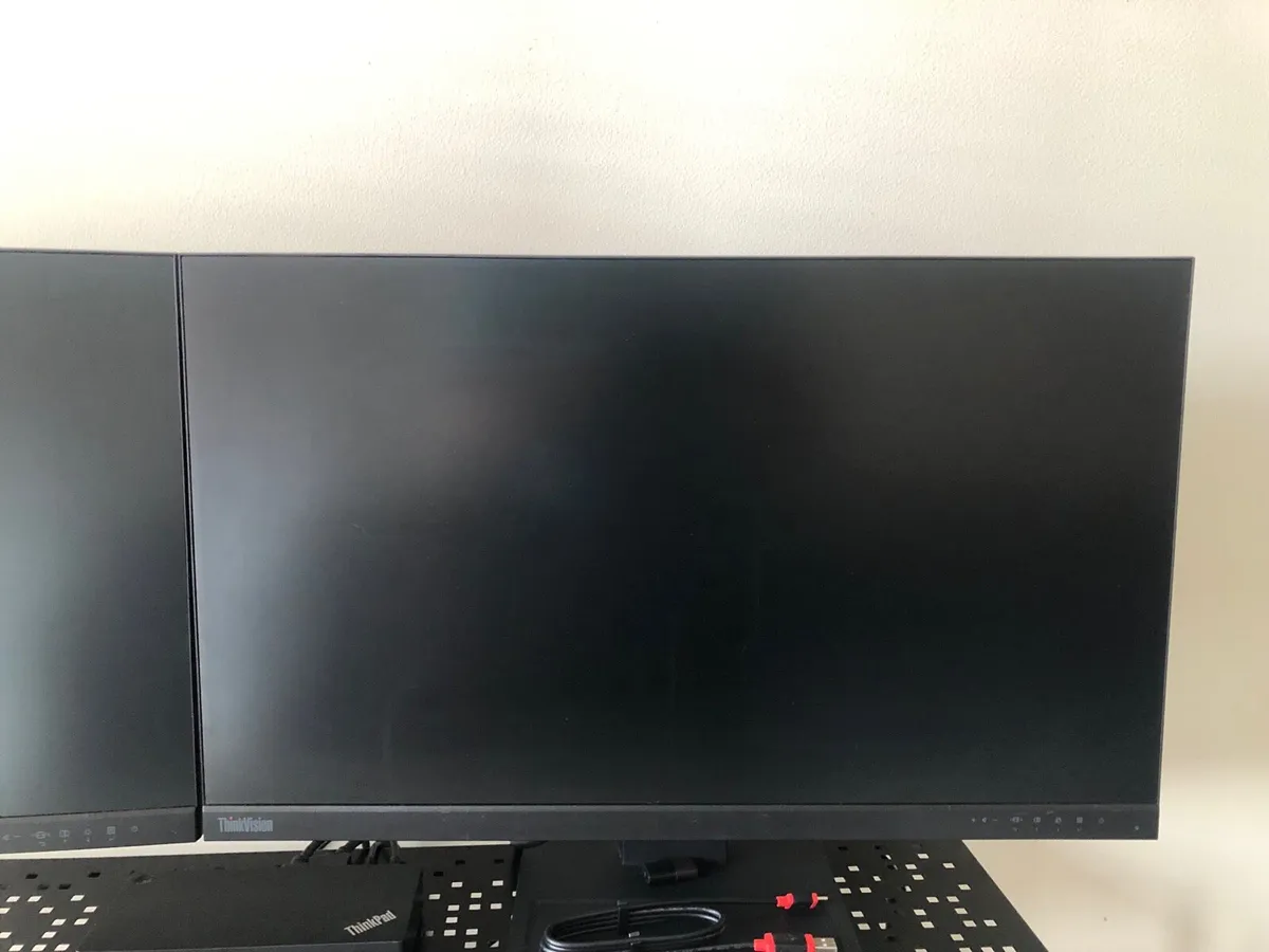 2 ThinkVision E24-20 Monitors - Image 2