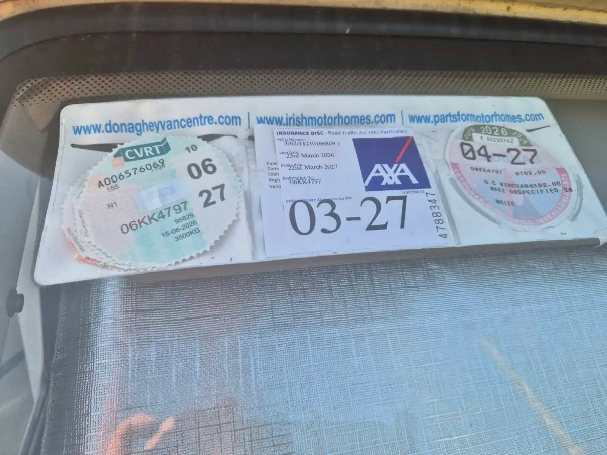 06 fiat motor home test tax 2027. 2+2 - Image 2