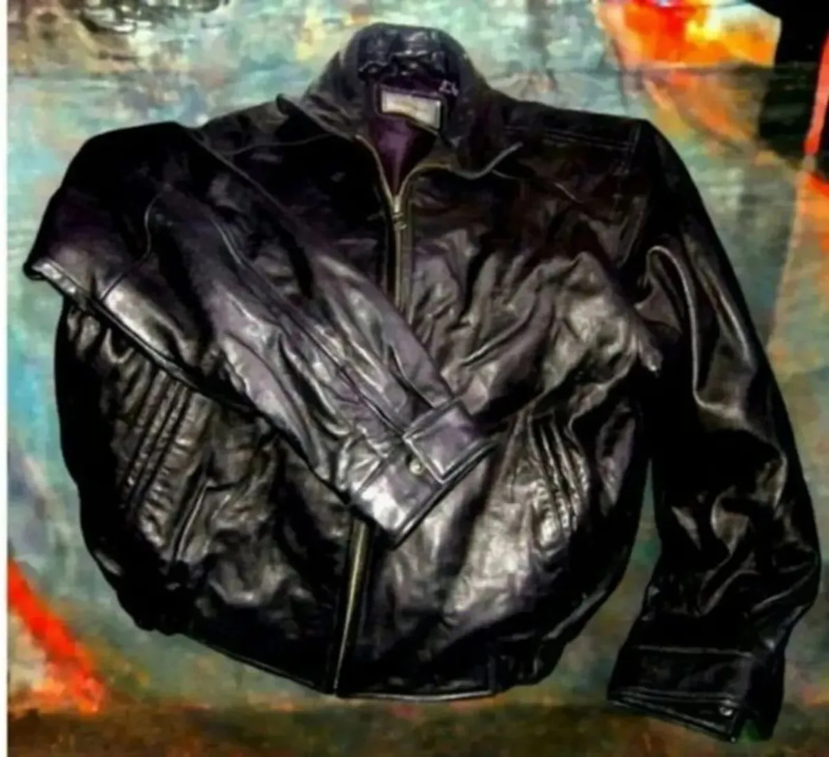 Vintage Leather Jacket - Image 1